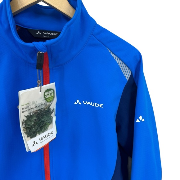 New VAUDE Jacket Bealach Soft Shell Cycling Blue - Picture 4 of 9